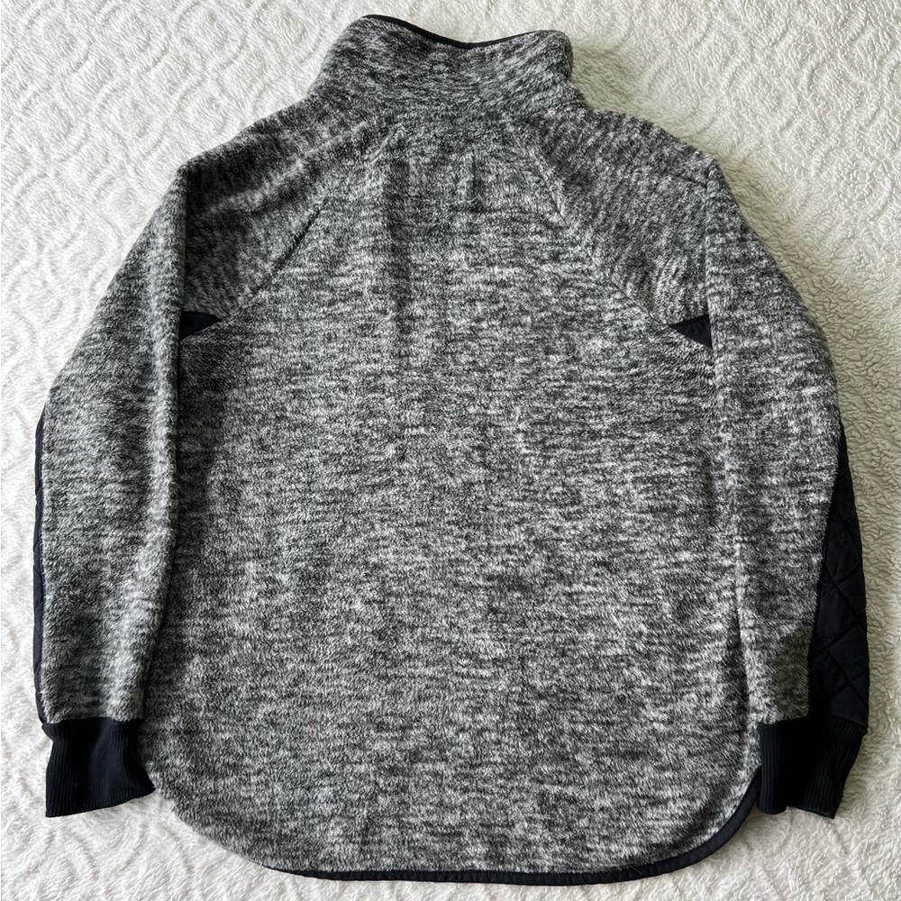 Used Abercrombie & Fitch, Black/Grey Fleece, US S - Picture 2 of 3